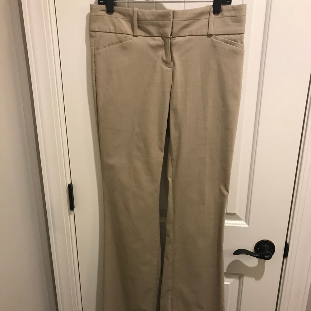 The Limited LONG khaki dress casual pants